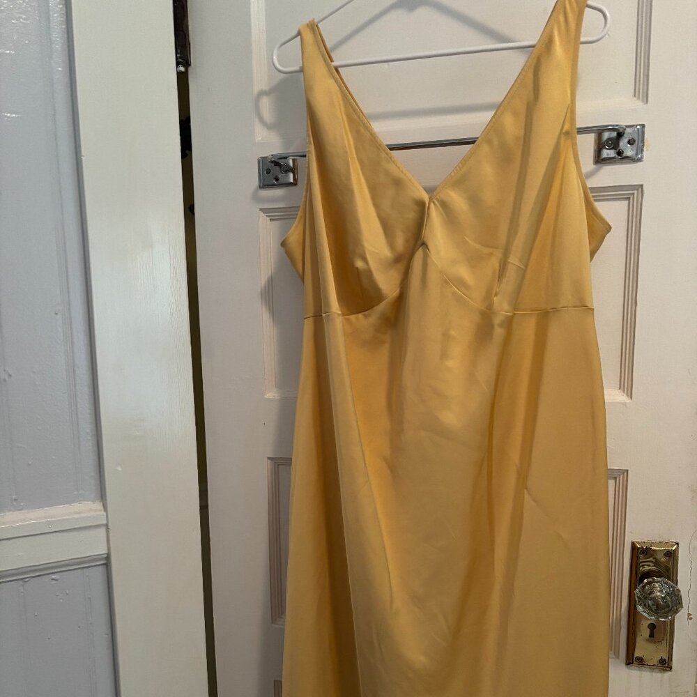 NWOT Yellow Maxi Dress